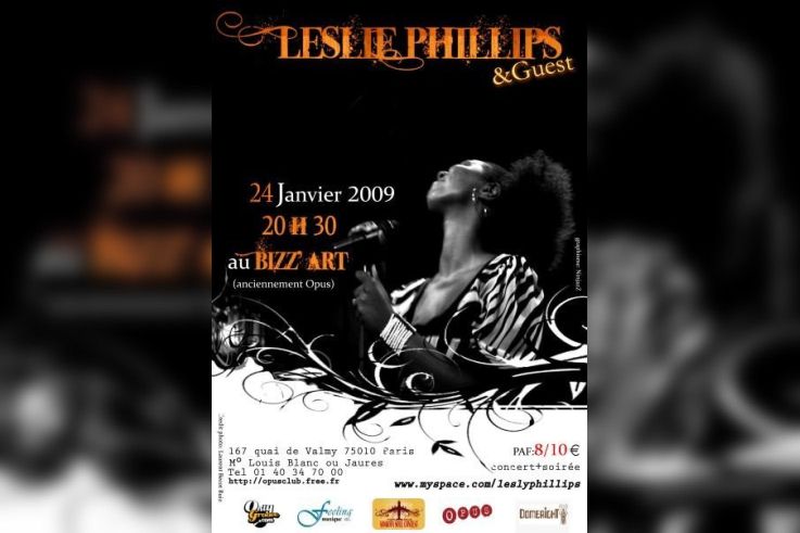 Concert, Paris, Bizz'art, Leslie Phillips