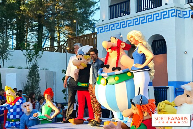 Inauguration de Pégase Express au parc Astérix