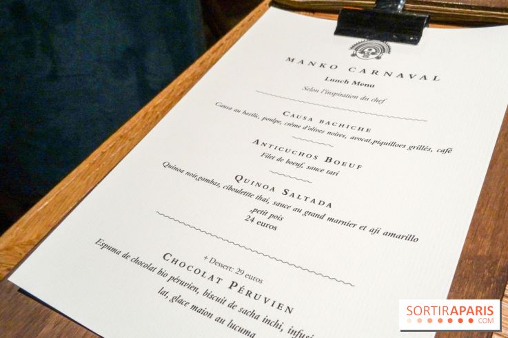 Manko by Gasto Acurio : nouvelle carte été 2017