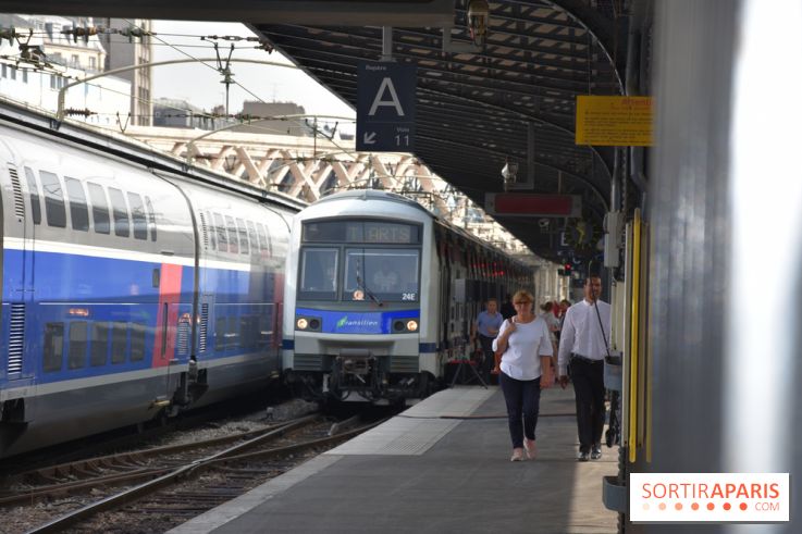 Inauguration du Train des Arts à la gare de l'est