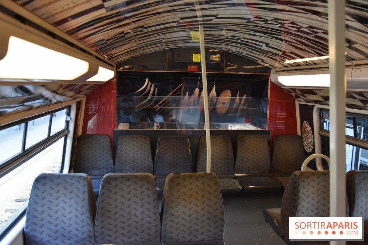 Inauguration du Train des Arts à la gare de l'est