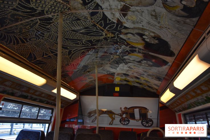 Inauguration du Train des Arts à la gare de l'est