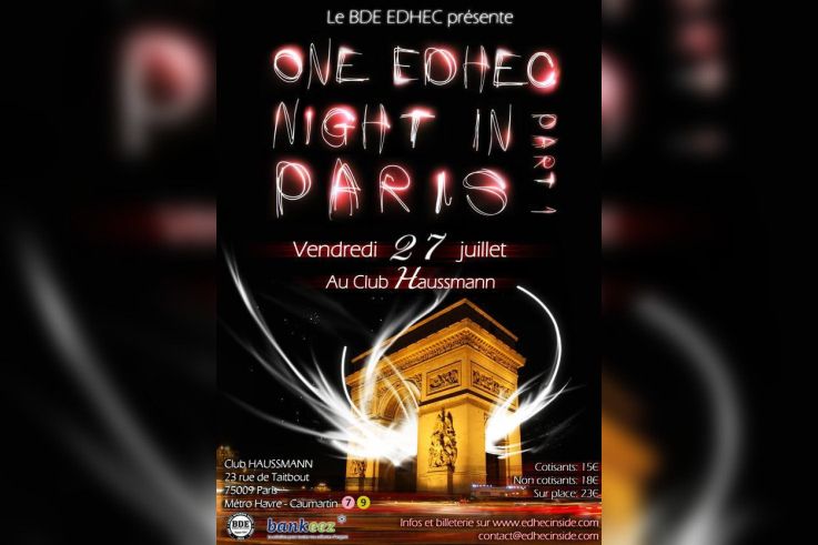 One EDHEC Night In Paris