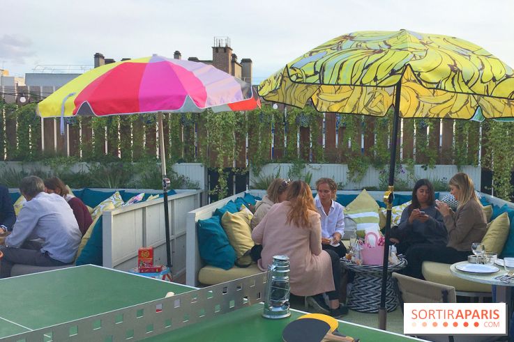 La terrasse du Mama Shelter