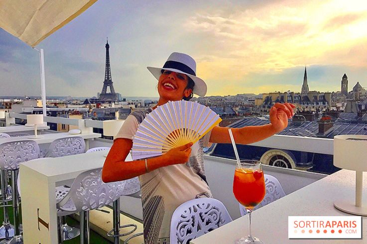 Le rooftop de l'Hôtel Marignan
