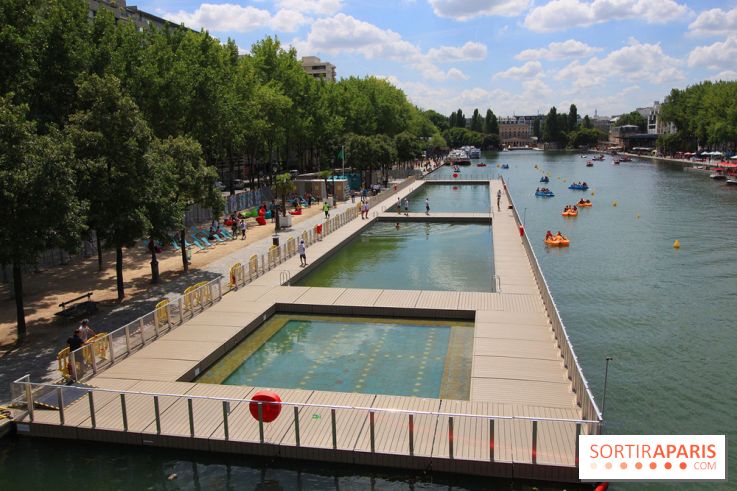 La baignade Bassin de la Villette