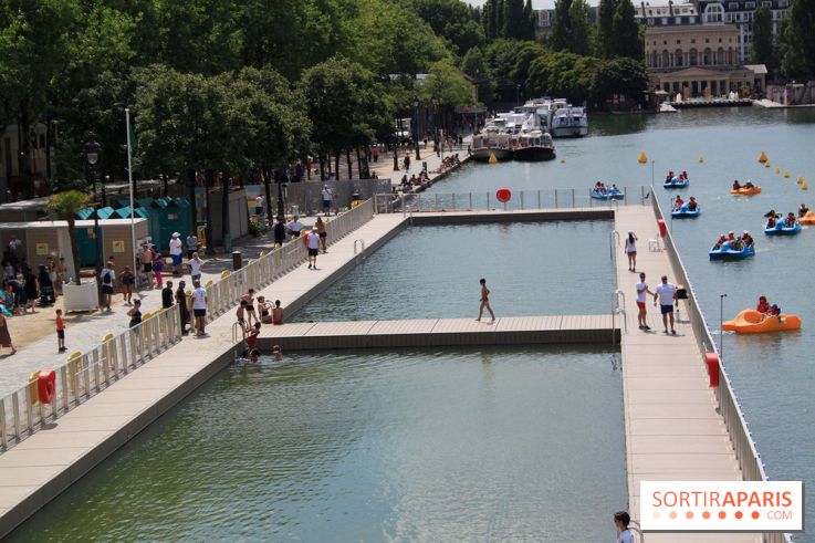 La baignade Bassin de la Villette
