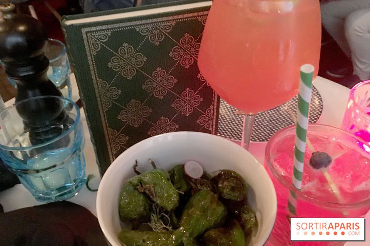 La carte de Victoria Mac Garvey au Maria Magdalena - piquillos et cocktail Maria Magdalena