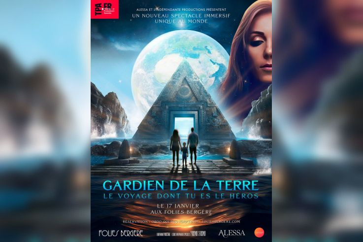"Gardien de la Terre" un spectacle immersif entre Hypnose et IA aux Folies Bergère à Paris