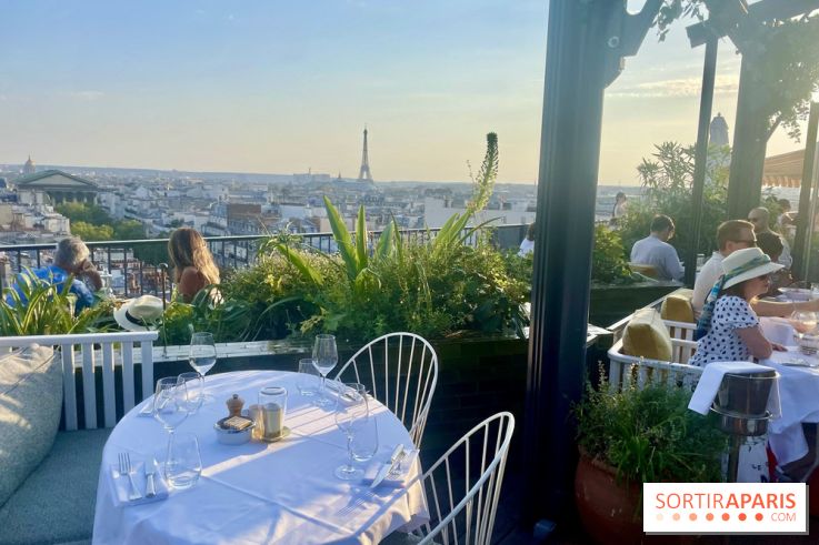 Perruche, le bar-restaurant en rooftop du Printemps Haussmann