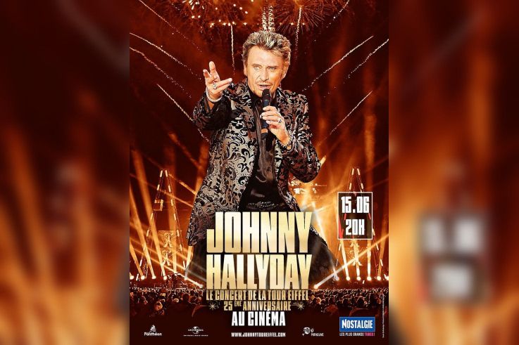 Johnny Hallyday : le concert de la Tour Eiffel revient au cinéma