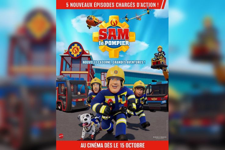 Sam le pompier – Nouvelle caserne, grandes aventures ! bientôt au cinéma