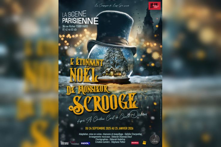 L’Étonnant Noël de Monsieur Scrooge : spectacle musical à La Scène Parisienne