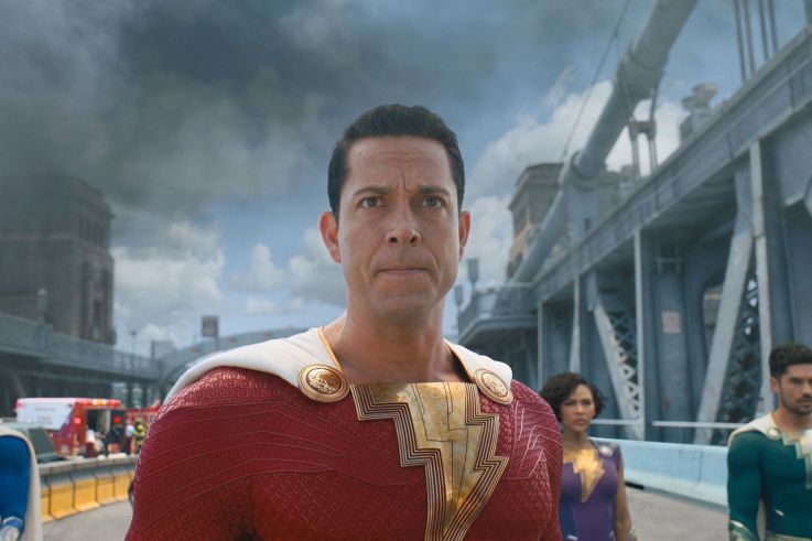 Shazam! La Rage des Dieux : Adam Brody, Zachary Levi, Meagan Good