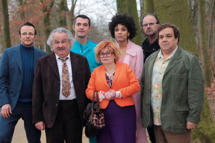 Les Profs 2 : Isabelle Nanty, Raymond Bouchard, Didier Bourdon, Fred Tousch, Arnaud Ducret, Stéfi Celma, Pierre-François Martin-Laval