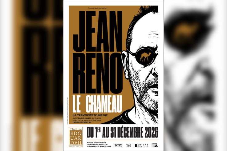 Le Chameau : Jean Reno seul en scène à Édouard VII