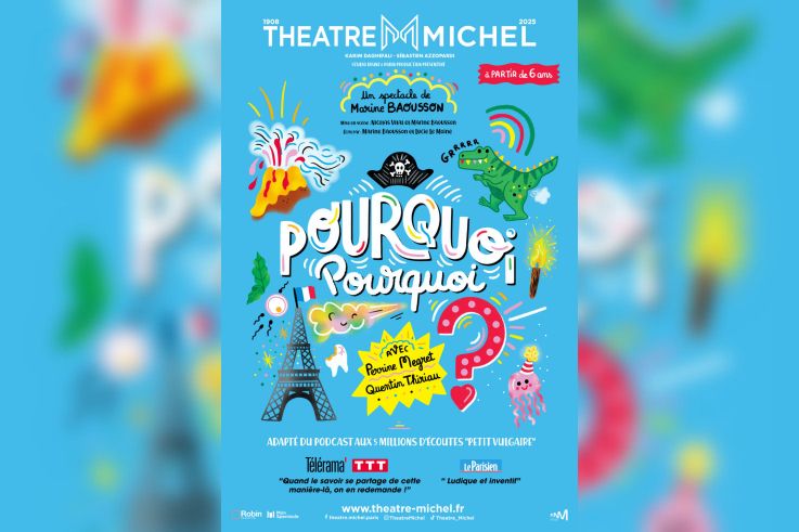 Pourquoi ? Pourquoi ? : le podcast sur scène au Théâtre Michel