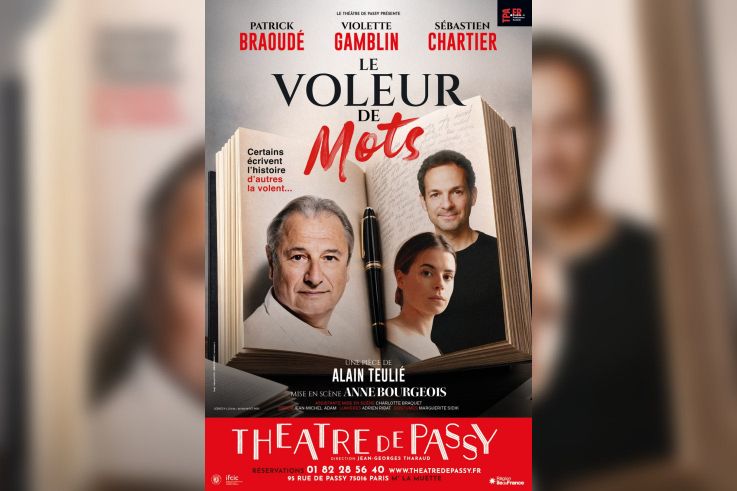 Le Voleur de mots avec Patrick Braoudé au Théâtre de Passy