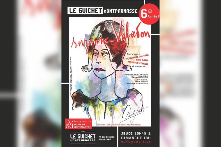 Suzanne Valadon : un récit musical au Guichet Montparnasse