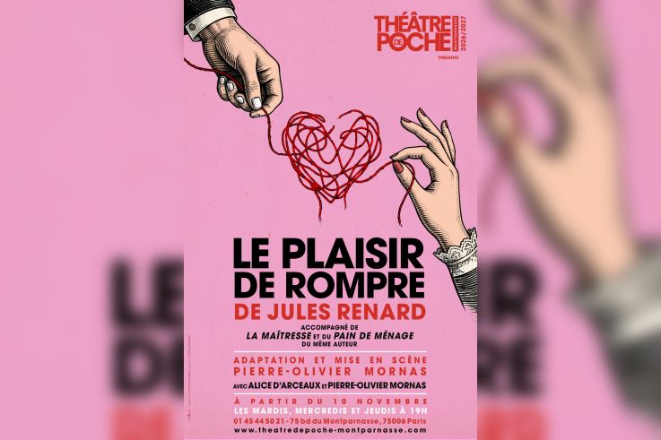 Le Plaisir de rompre : trois textes de Jules Renard au Poche-Montparnasse