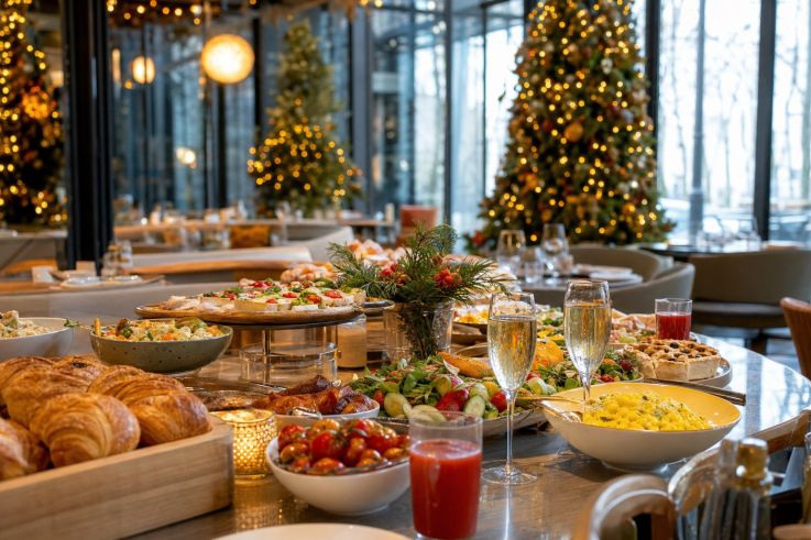 Brunch de Noël 2026 au Solis : buffet méditerranéen et boissons à 89 €