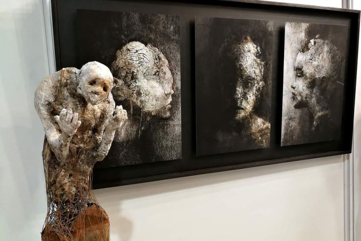 CLICHE et MONCH exposent à la librairie galerie D'un Livre L'autre à Paris