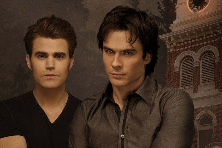 Ian Somerhalder et Paul Wesley, stars de Vampire Diaries, en rencontre à Paris en Octobre 2023