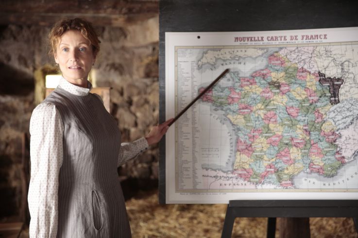 Louise Violet d'Eric Besnard avec Alexandra Lamy et Grégory Gadebois au cinéma en novembre 2024