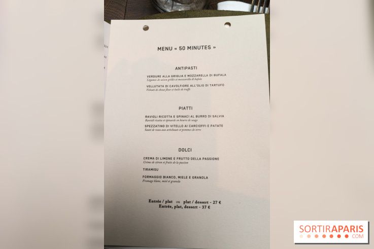 Ristorante National : le restaurant Italien du flambant neuf Hotel des Arts et Métiers