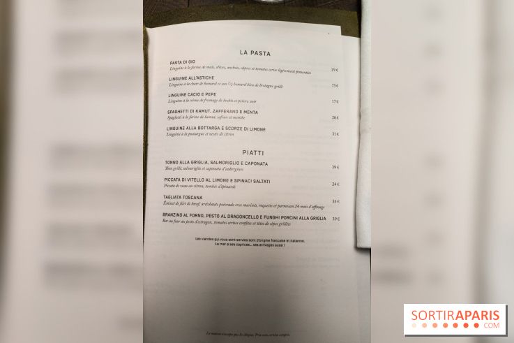 Ristorante National : le restaurant Italien du flambant neuf Hotel des Arts et Métiers