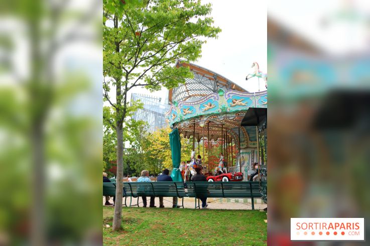 Le Village des Manèges provisoire du Jardin d'Acclimatation