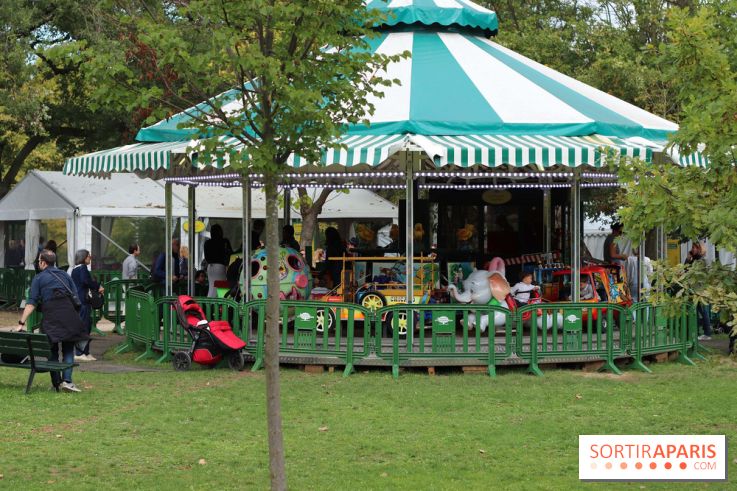 Le Village des Manèges provisoire du Jardin d'Acclimatation