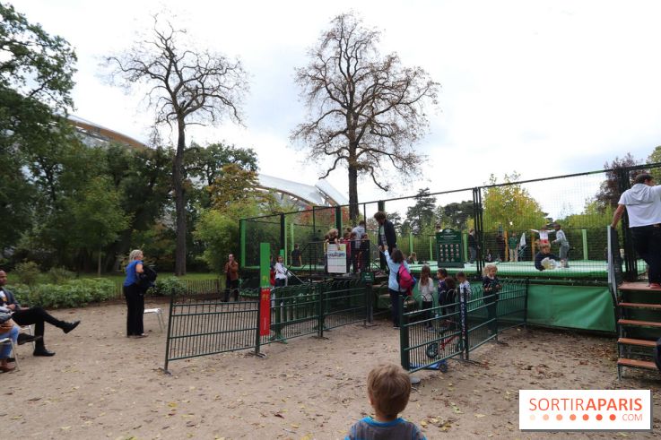 Le Village des Manèges provisoire du Jardin d'Acclimatation