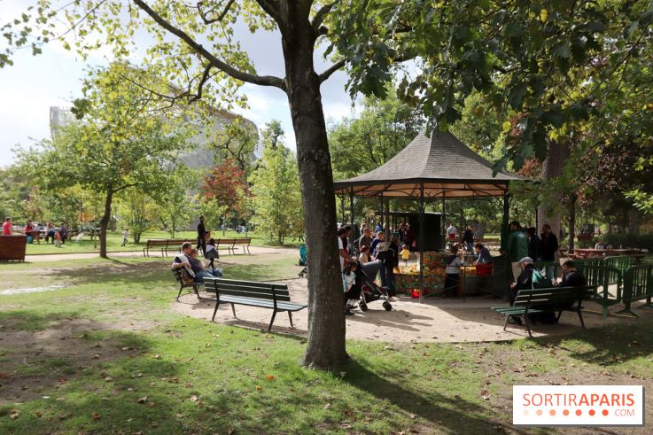 Le Village des Manèges provisoire du Jardin d'Acclimatation