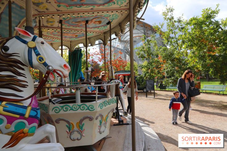 Le Village des Manèges provisoire du Jardin d'Acclimatation