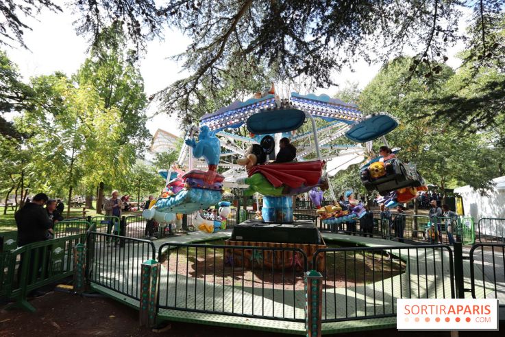 Le Village des Manèges provisoire du Jardin d'Acclimatation