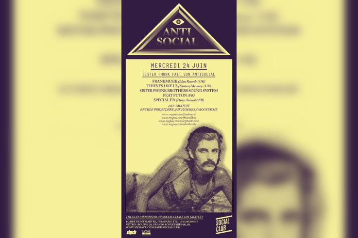 Mondkopf, Antisocial, Paris, Social Club, Soirée, Clubbing