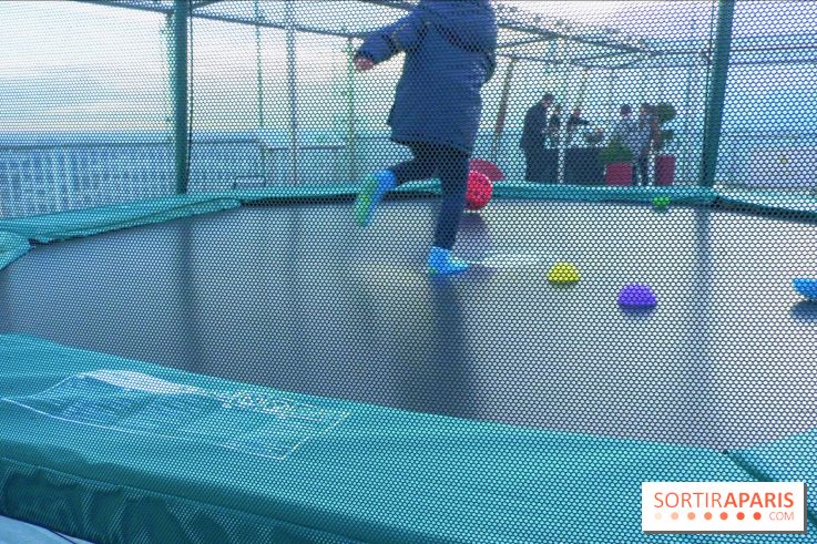 Les trampolines sur la Tour Montparnasse