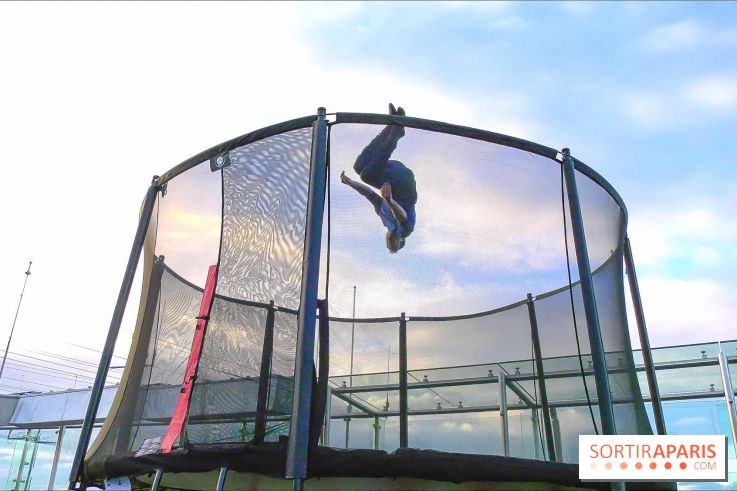 Les trampolines sur la Tour Montparnasse