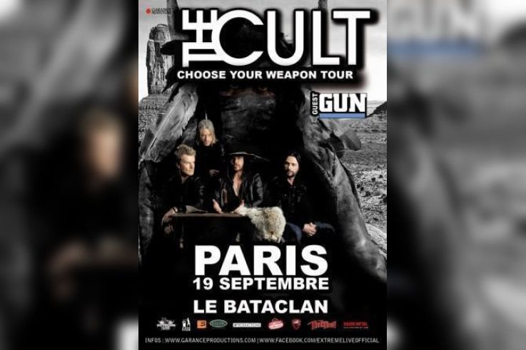 THE CULT en concert le 19 septembre au Bataclan
