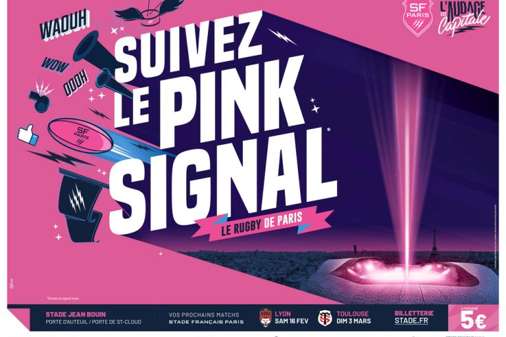 Avec le Pink Signal, tous les chemins mènent à Jean Bouin !  
