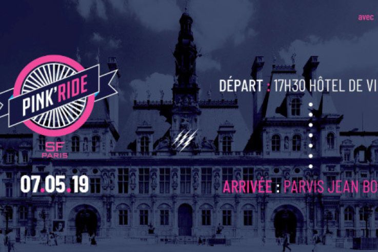 La Pink Ride traverse Paris avec le Stade Français 