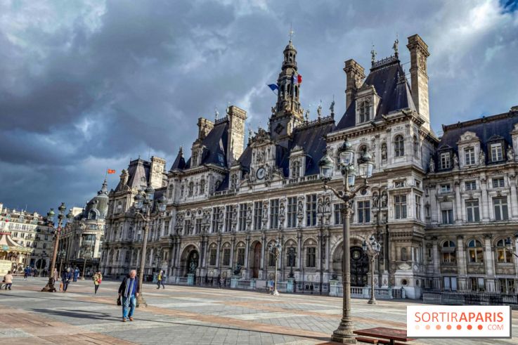Manifestation contre le saccage de Paris à l'Hôtel de Ville