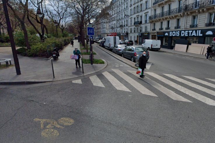 Paris : nouvelle piste cyclable pérennisée avenue de la République dans le 11e
