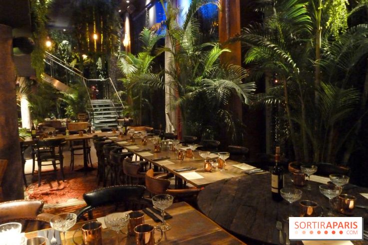 Après, le resto de l'hôtel Kube à l'esprit jungle