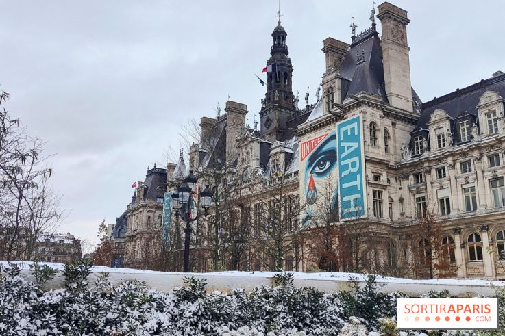 La Neige à Paris - Hôtel de Ville