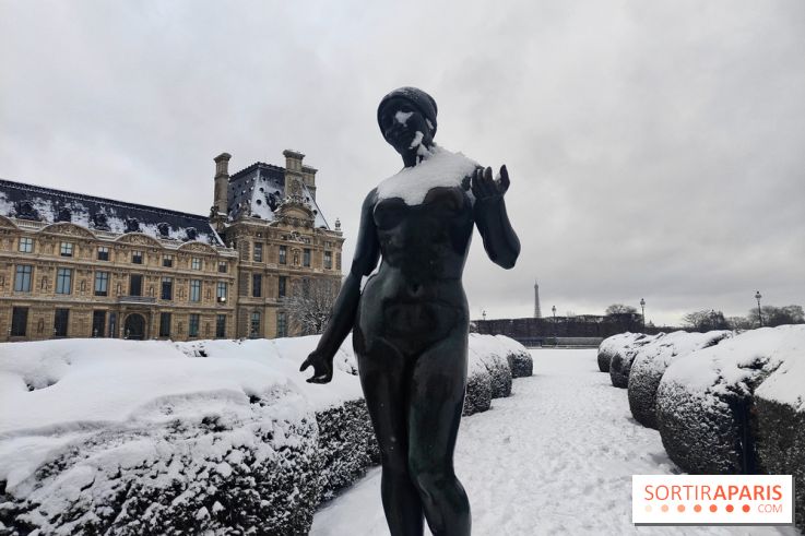 La Neige à Paris - Jardin des Tuileries