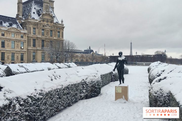 La Neige à Paris - Jardin des Tuileries