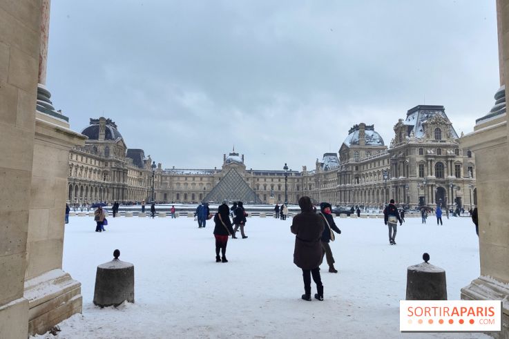 La Neige à Paris - musée du Louvre