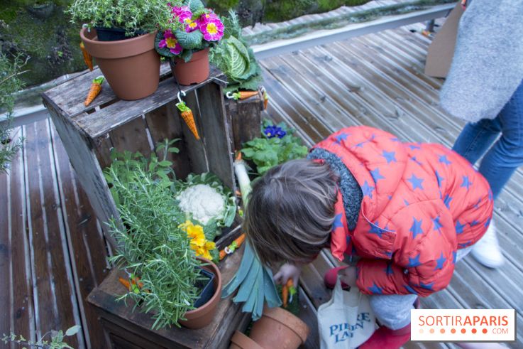 Chasse aux oeufs de Pâques Pierre Lapin au BHV Marais : les photos